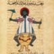 Medieval Arabic manuscript depicting Aquarius zodiac sign.