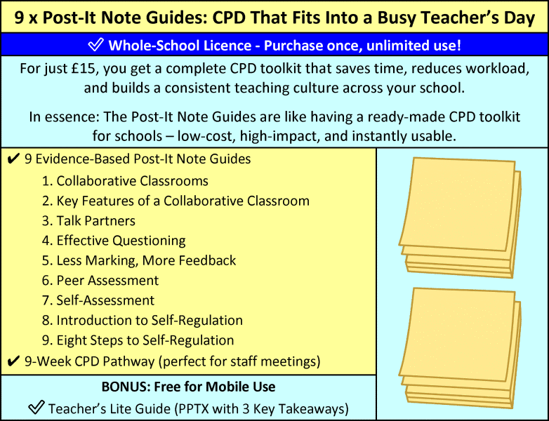 Affordable CPD toolkit for busy teachers.