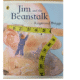 Jim and the Beanstalk book cover illustration.