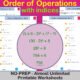 Order of operations worksheets with indices printable