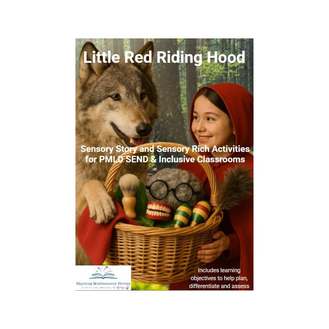 Little Red Riding Hood sensory activities book cover