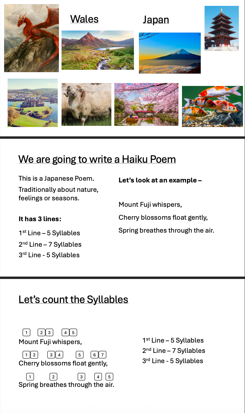 Haiku Poem PowerPoint and Resources