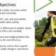 Presentation slide on e-bike objectives with cyclist image