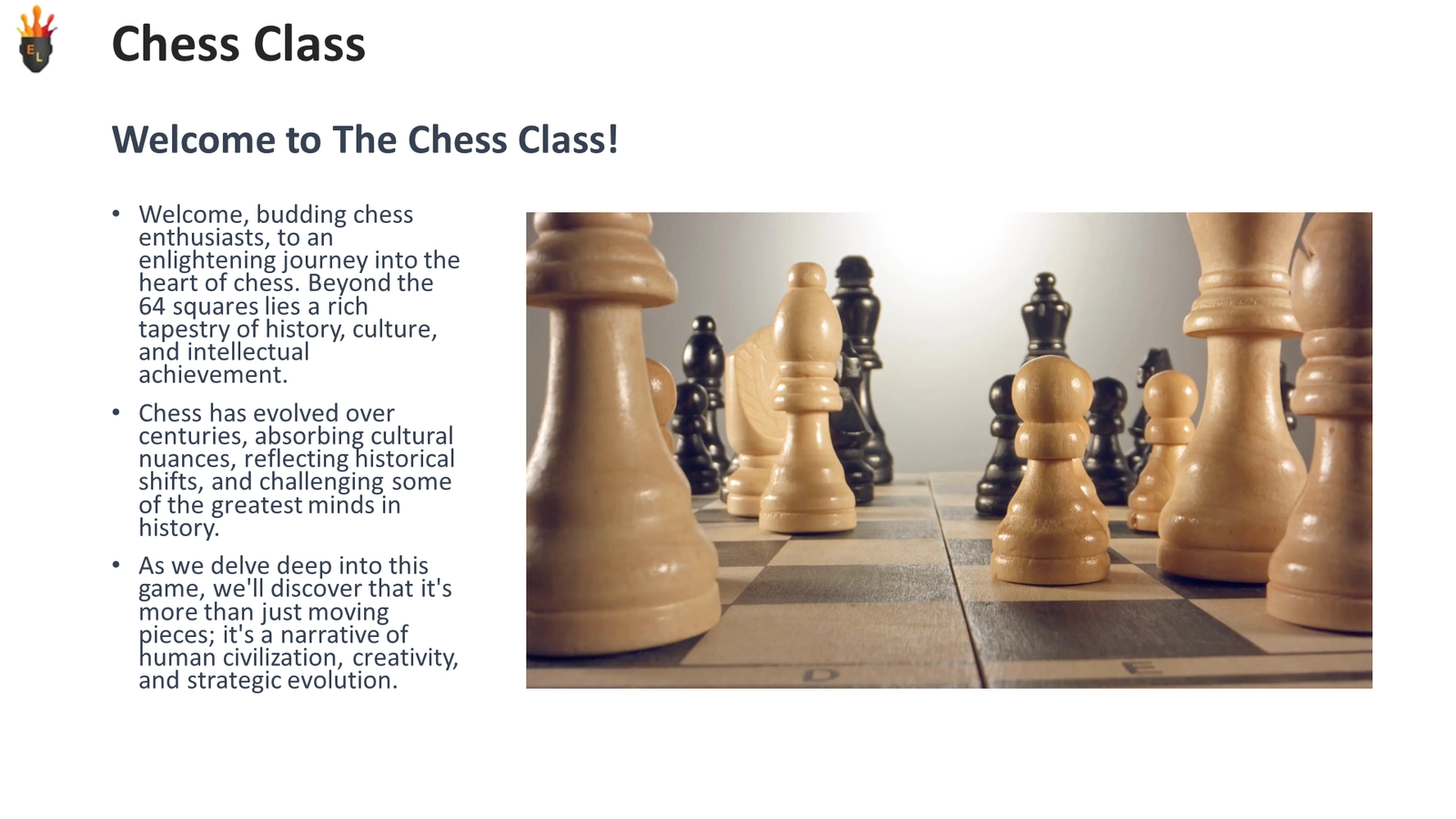 Close-up of wooden chess pieces on board