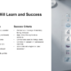 Clinical laboratory course learning outcomes and success criteria slide
