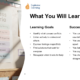 Classroom slide showing learning goals and success criteria
