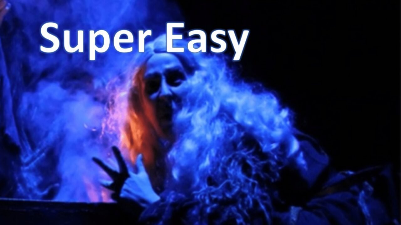 Macbeth study guide cover with dramatic witch scene