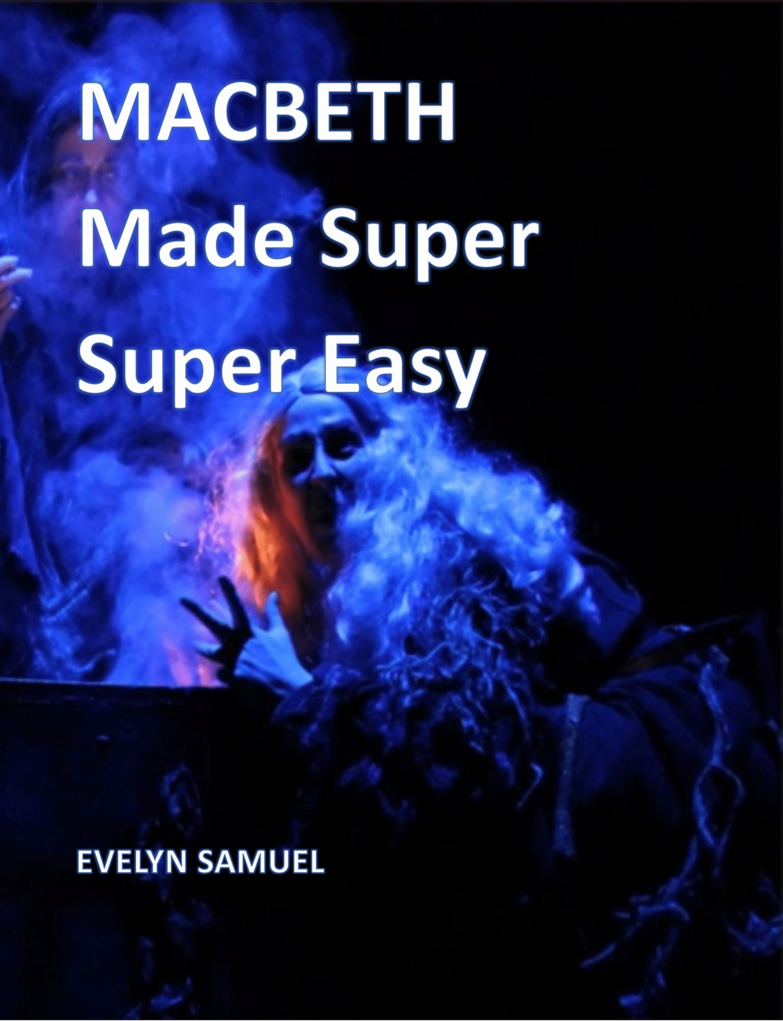Macbeth study guide cover with dramatic witch scene
