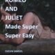 Romeo and Juliet study guide book cover
