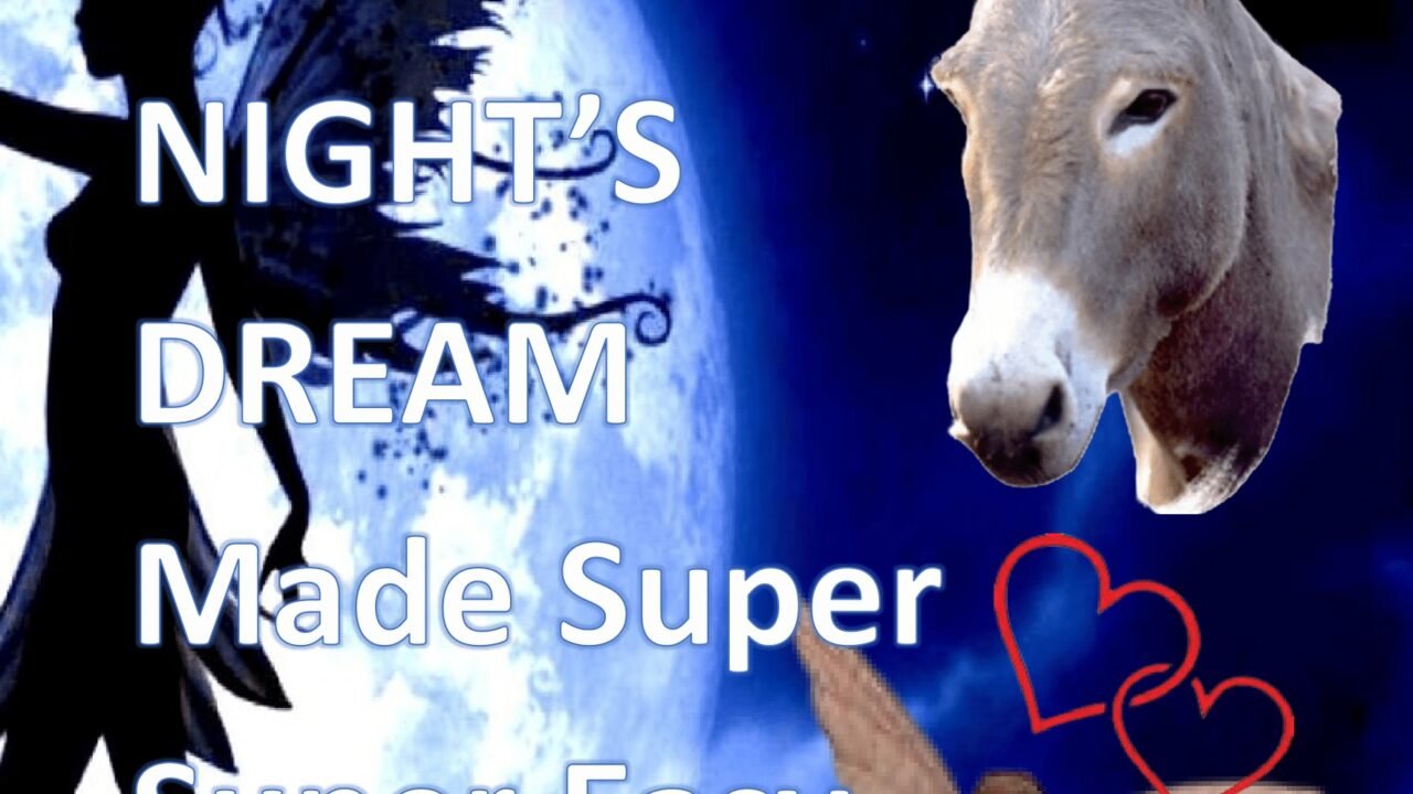 Midsummer Night’s Dream themed fantasy book cover