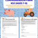 KS2 farm reading comprehension worksheets cover