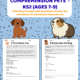 KS2 pets reading comprehension worksheets cover
