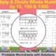 Multiply & Divide Whole Numbers by 10, 100 & 1000 – Worksheets – Year 5 – KS2