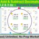 Add & Subtract Decimals – Formal Method – Worksheets