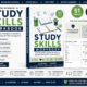 Study Skills Workbook cover and sample pages