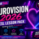 Eurovision 2026 ESL lesson pack poster