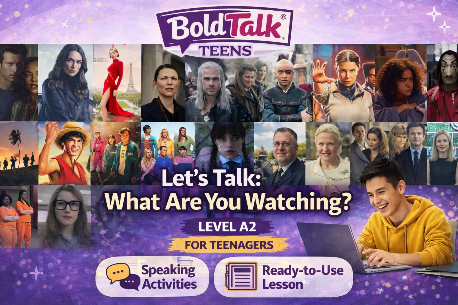 BoldTalk Teens TV watching lesson banner