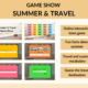 Summer & Travel Game Show (EFL/ESL) – Genially online team game
