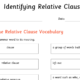 Relative Clauses Worksheet/Activity