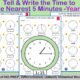 Tell & write time to five minutes – Year 2 Worksheets