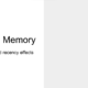 Memory unit ‘half way’ knowledge review/test/knowledge check