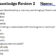 GCSE AQA Psychology – Memory Unit, Lesson 8 – Interference affecting memory