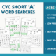 CVC Word Search Worksheets – Short Vowel I