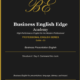 Business English Edge Professional English Series cover for English for Presentations, a PDF for B1-C1+ level professionals