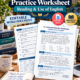 C1 Advanced Reading & Use of English Practice Worksheet | Parts 1–4 | Editable DOCX