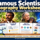 Famous Scientists Biography Worksheets | KS3 English & Science Reading Activities