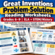 Famous Scientists Biography Worksheets | KS3 English & Science Reading Activities