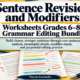 Sentence Revision and Modifiers Worksheets for Grades 6–8 | Grammar Practice