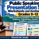 Planned” product title for this resource Public Speaking & Presentation Skills Worksheets and Anchor Charts | Grades 9–12