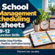 High School Time Management & Scheduling Worksheets | Executive Function Skills Grades 9–12