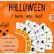 Halloween ‘I have, who has?’ – printable PDF (EFL/ESL)