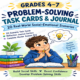 Problem-Solving Task Cards & Reflection Journal | SEL, Critical Thinking | Grades 4 –7