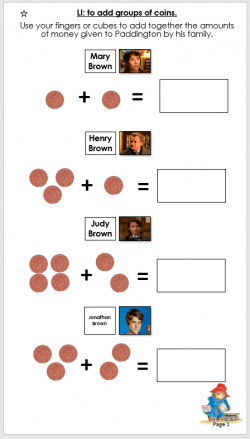 year 1 christmas maths lesson adding money lesson planned lesson