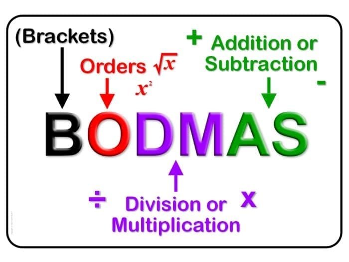 BIDMAS / BODMAS Homework or worksheet with answers! - Lesson Planned