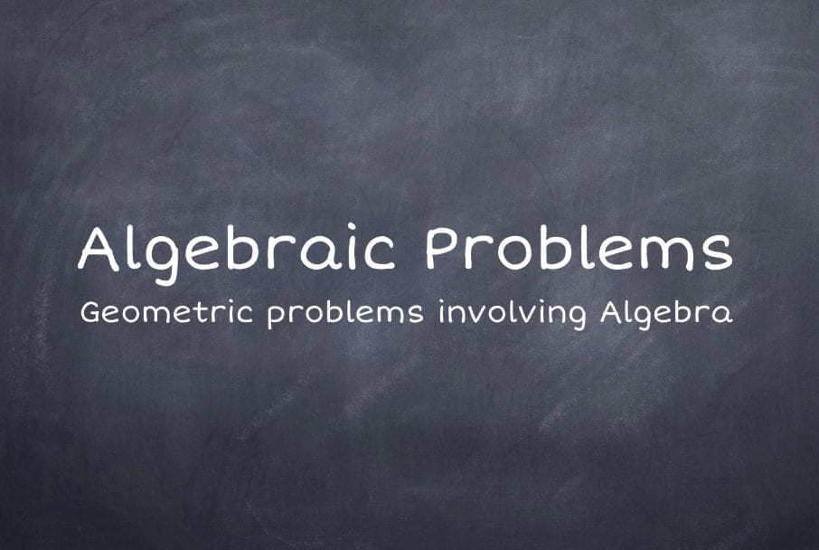 Algebraic Problems ReallyUsefulMaths