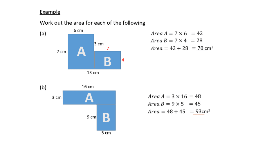 Area Of Irregular Shapes Worksheet