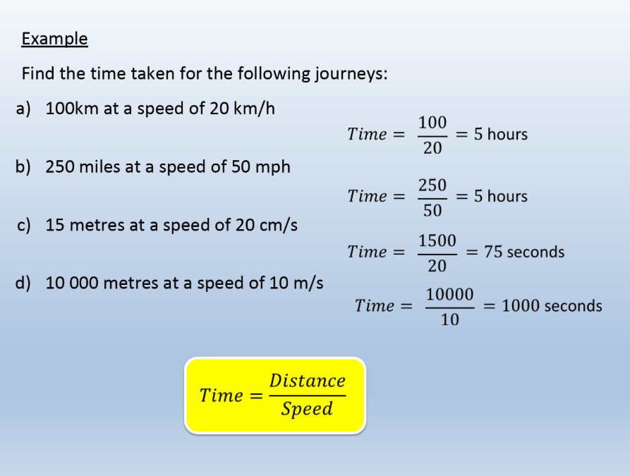 Speed Time And Distance Maths Ncert