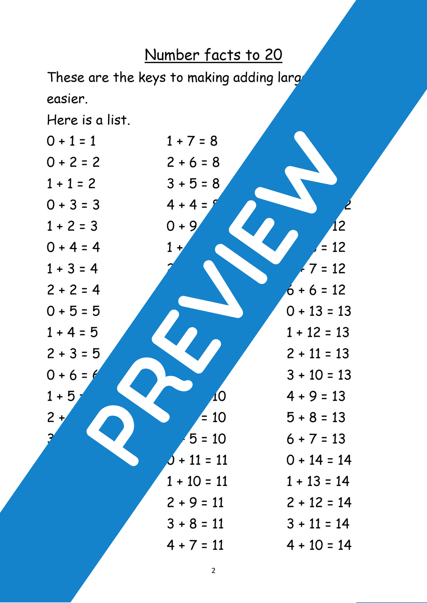 year-2-mental-addition-strategies-booklet