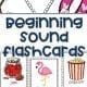 Beginning sounds flashcards
