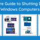 Picture Guide: Shutting Down Windows