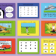 Educational phonics and alphabet flashcards for children.