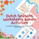 Polish Season Vocabulary Bundle Worksheets Winter Spring Summer Winter