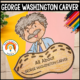 Cartoon George Washington Carver educational activity sheet.