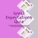 Great Expectations Themed Quiz Game Activity