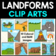 Landforms Cliparts | Landforms Backgrounds | Landforms Clip Arts