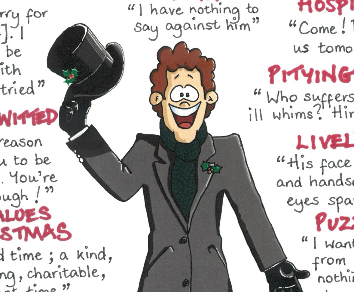 Revise A Christmas Carol Fred Character Poster